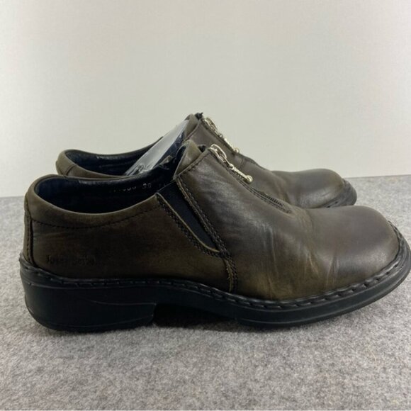 Josef Seibel Daphne Dark Green Leather Loafer Women’s Size 39 or US 8-8.5 - Picture 4 of 11